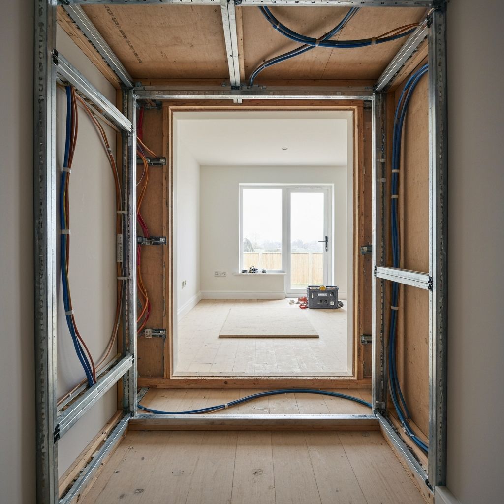 Electrical wiring and installation work